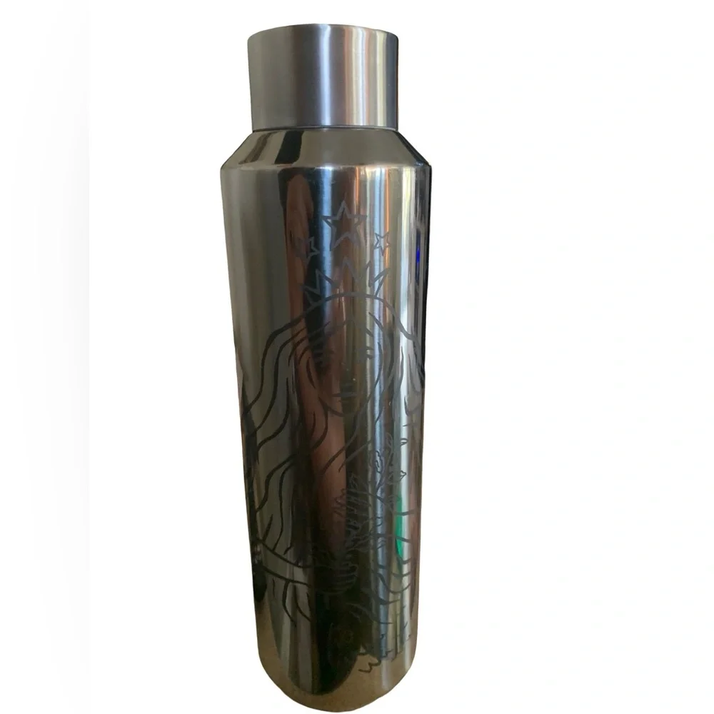 Starbucks 50th Anniversary Siren Mermaid Stainless Steel 20 oz Water Bottle‎